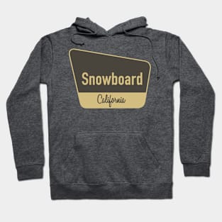 Snowboard California Hoodie